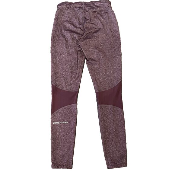 Kari Traa Womens Sz S Athletic Workout Legging Maroon Burgundy Gym Pants - Picture 2 of 16